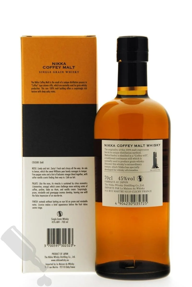 Nikka Coffey Malt Whisky Distillery Bottling 70cl , 45% Vol — St